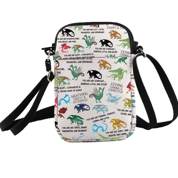 Wings Dragon Novel Crossbody Bag Darkstalker Gift Wings Dragon Novel -_- - Picture 1 of 7